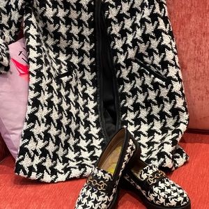 Sam Edelman circus loafers and Zara coat set